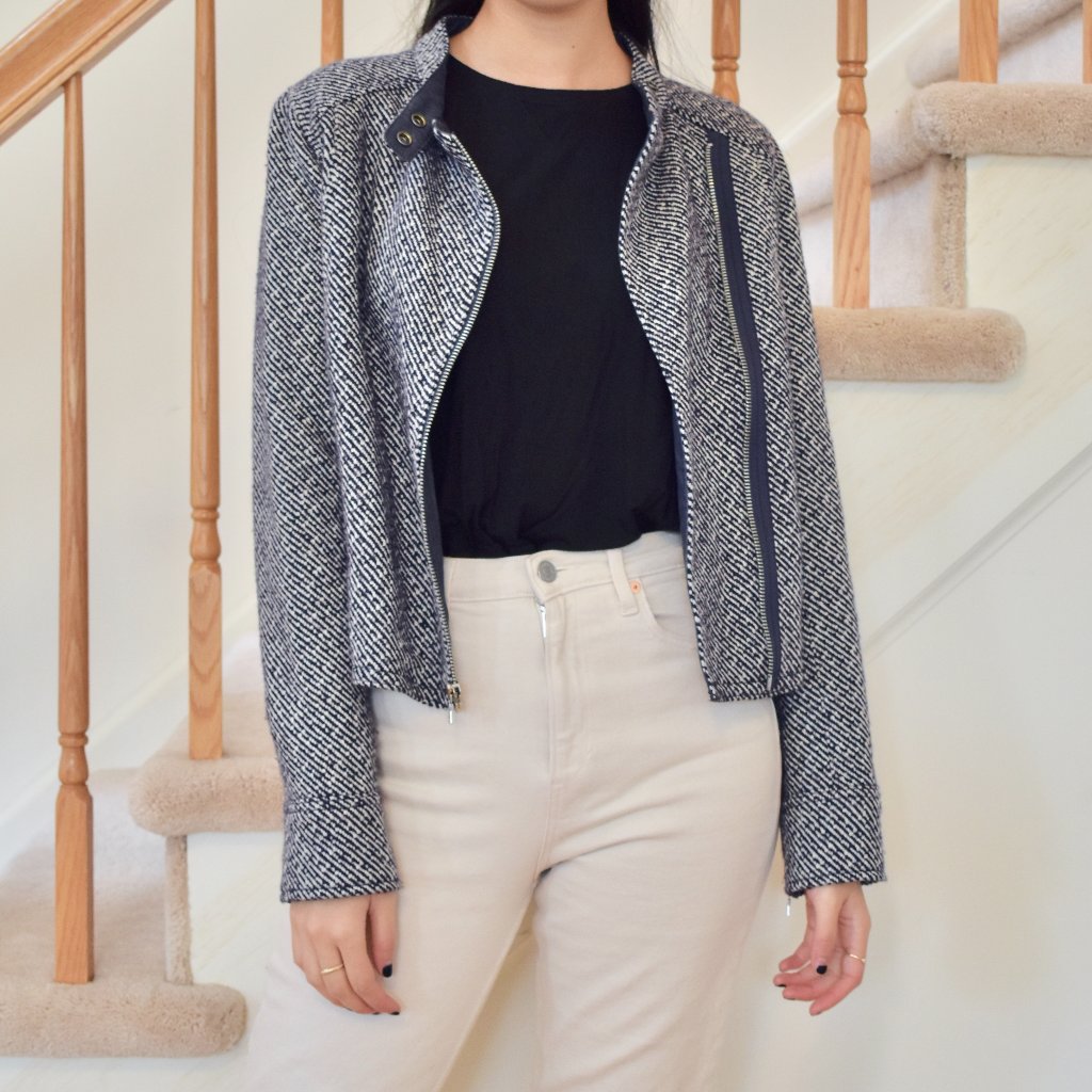 Gap Patterned Cropped Jacket